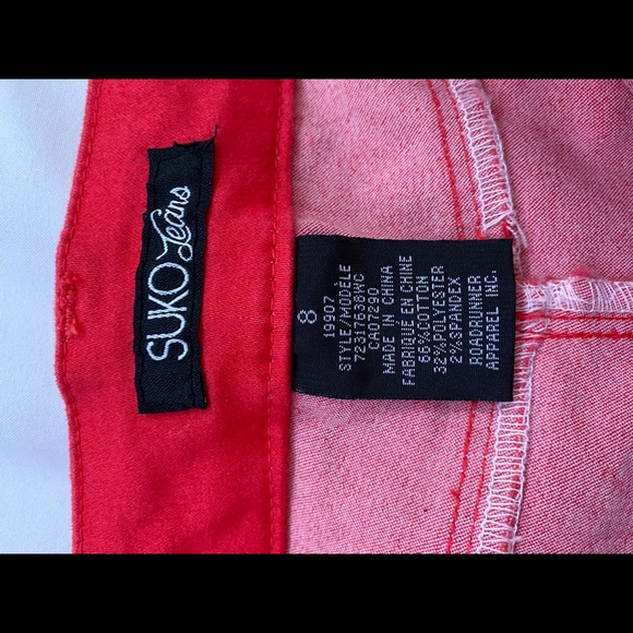 orange short jeans - Picture 2 of 3